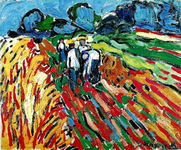 Les ramasseurs de pommes de terre -  Maurice de Vlaminck 